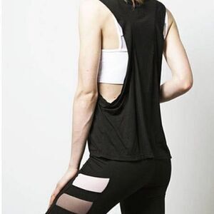 Nesh NYC Racer Stripe Cropped Leggings (S)